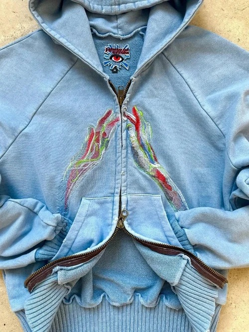 女性のための文字が刺繍されたフード付きセーター,y2kストリート原宿ヴィンテージファッション,カジュアルスポーツパーカー パーカー ジャージ ｙ２ｋ T240908141305_03