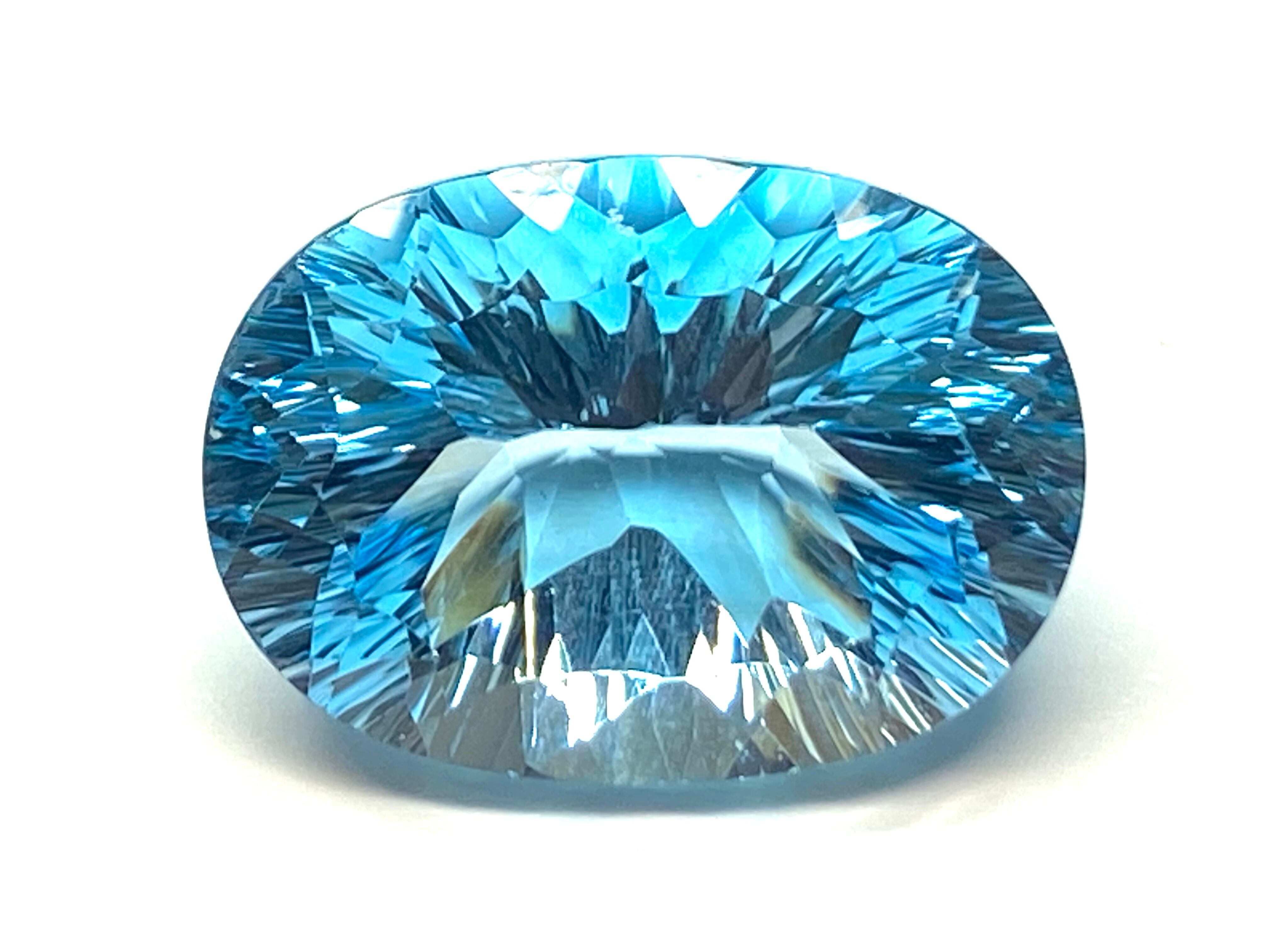 ビッグコンケーブカットブルートパーズ［No.U-2099］ | デザイン