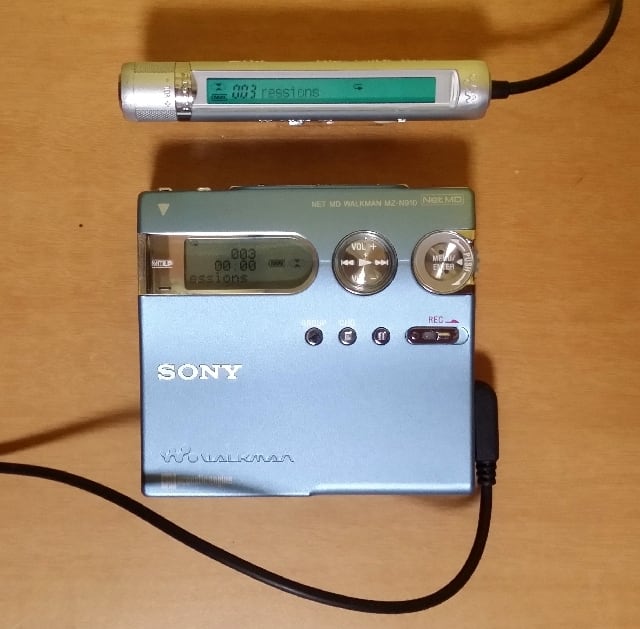 MDポータブルレコーダー SONY MZ-N910 NetMD 美品・完動品☆ | MTR PRO