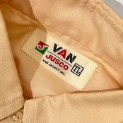 Van Jusco ヴァンヂャケット BD ボタンダウン 長袖シャツ TL/クリーム系 メンズ ビンテージ/アイビートラッド