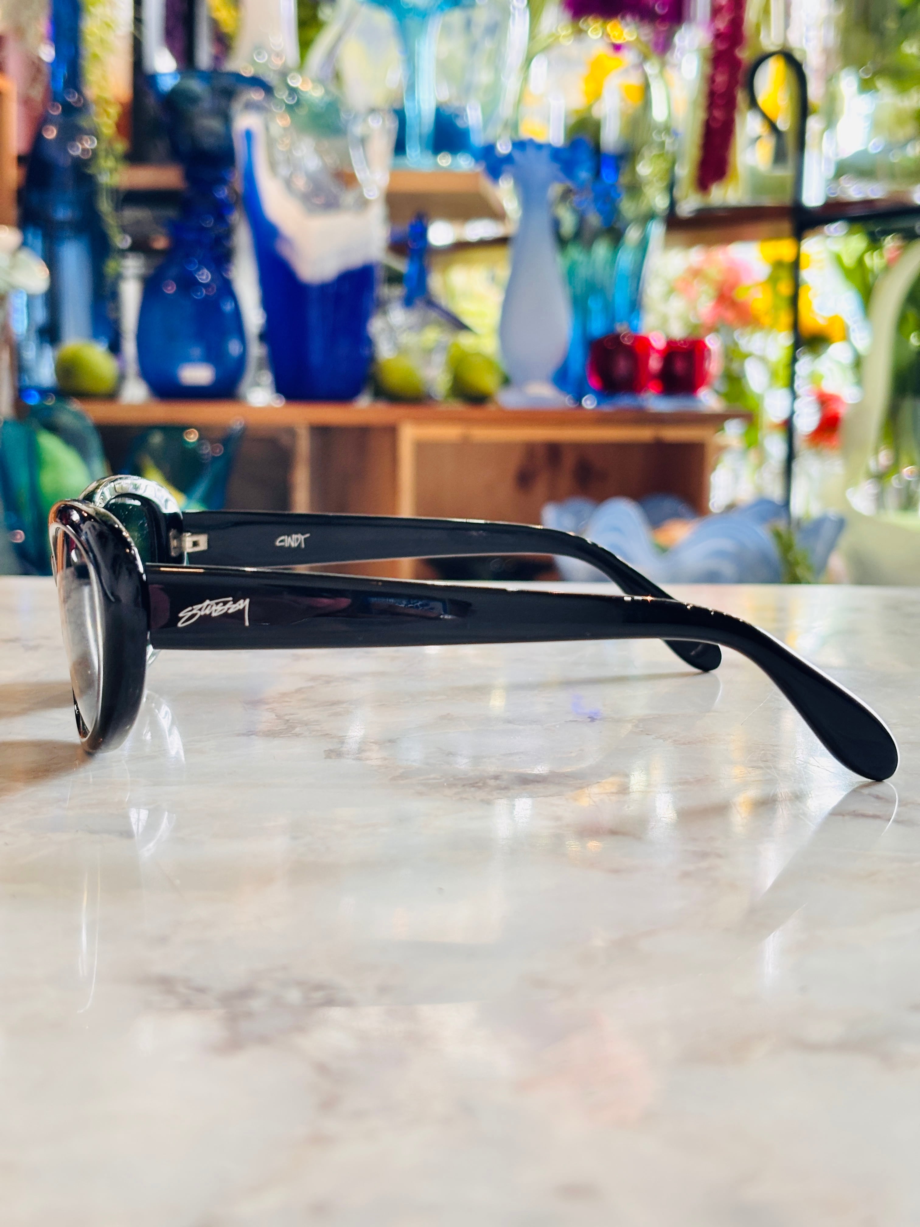 STUSSY　ステューシー　サングラス　CINDY シンディ 00s OLD STUSSY/Sunglasses/CINDY/サングラス/アイウェア/ブラック