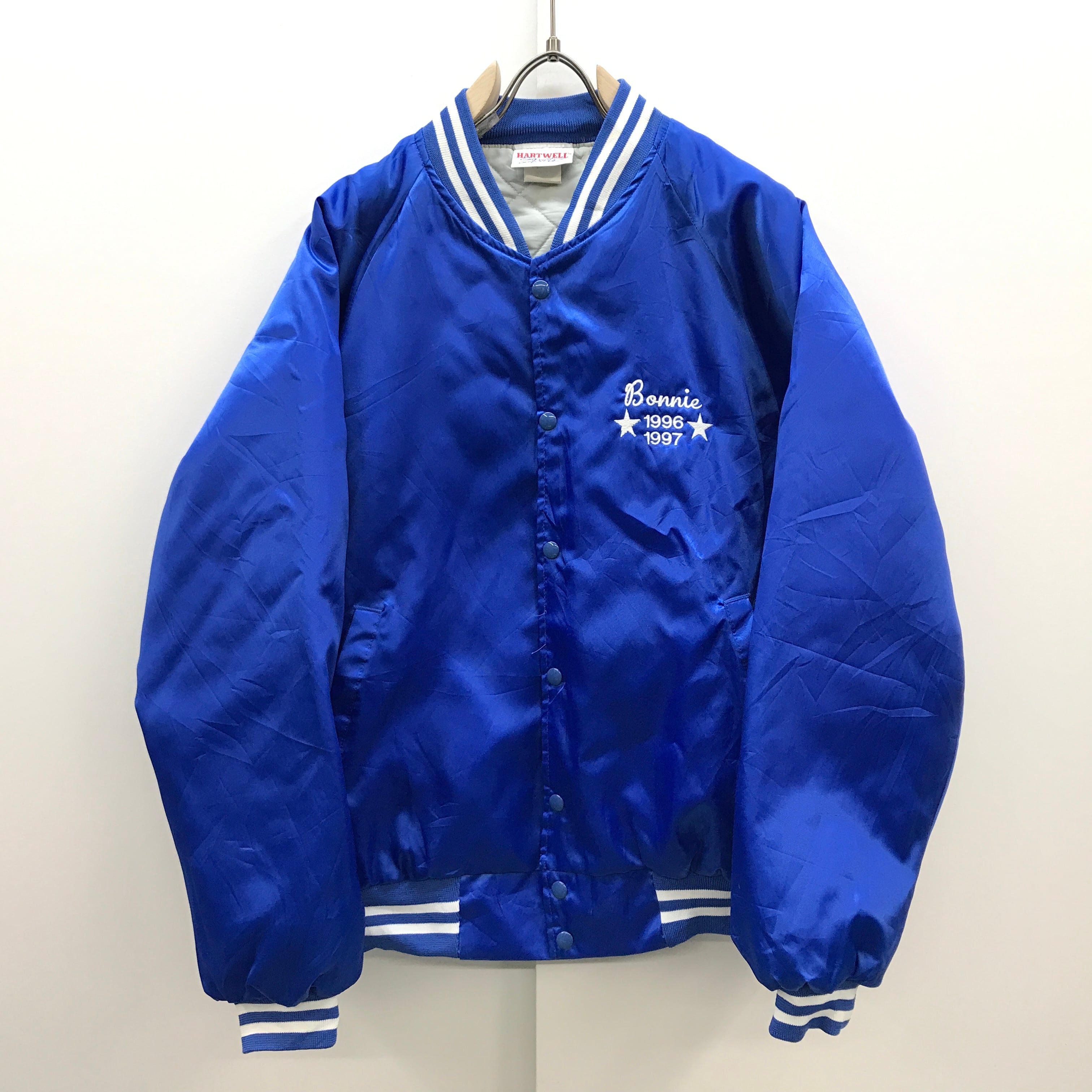 80s 90s USA製 ハートウェル HARTWELL ナイロンサテンJKT