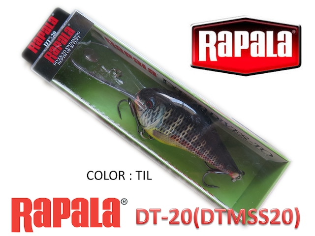 ラパラ　Rapala　DT20(DTMSS20)　TIL(Tilapia)　　F-L47-02