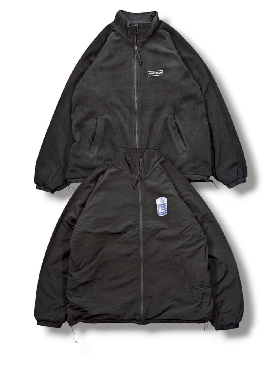 Lean Reversible Boa Jacket(Blackブラック × Blackブラック) | BLACK