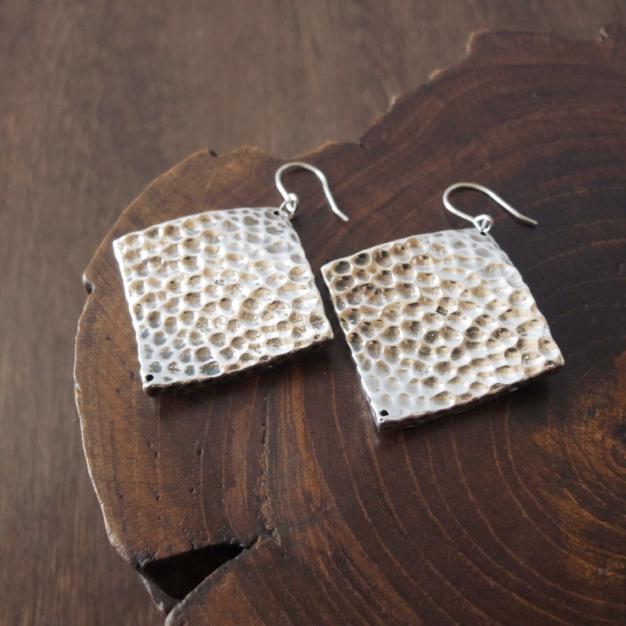 デザインピアス(石無し） | GINNOMICHI (ぎんのみち) 銀のハンドメイド