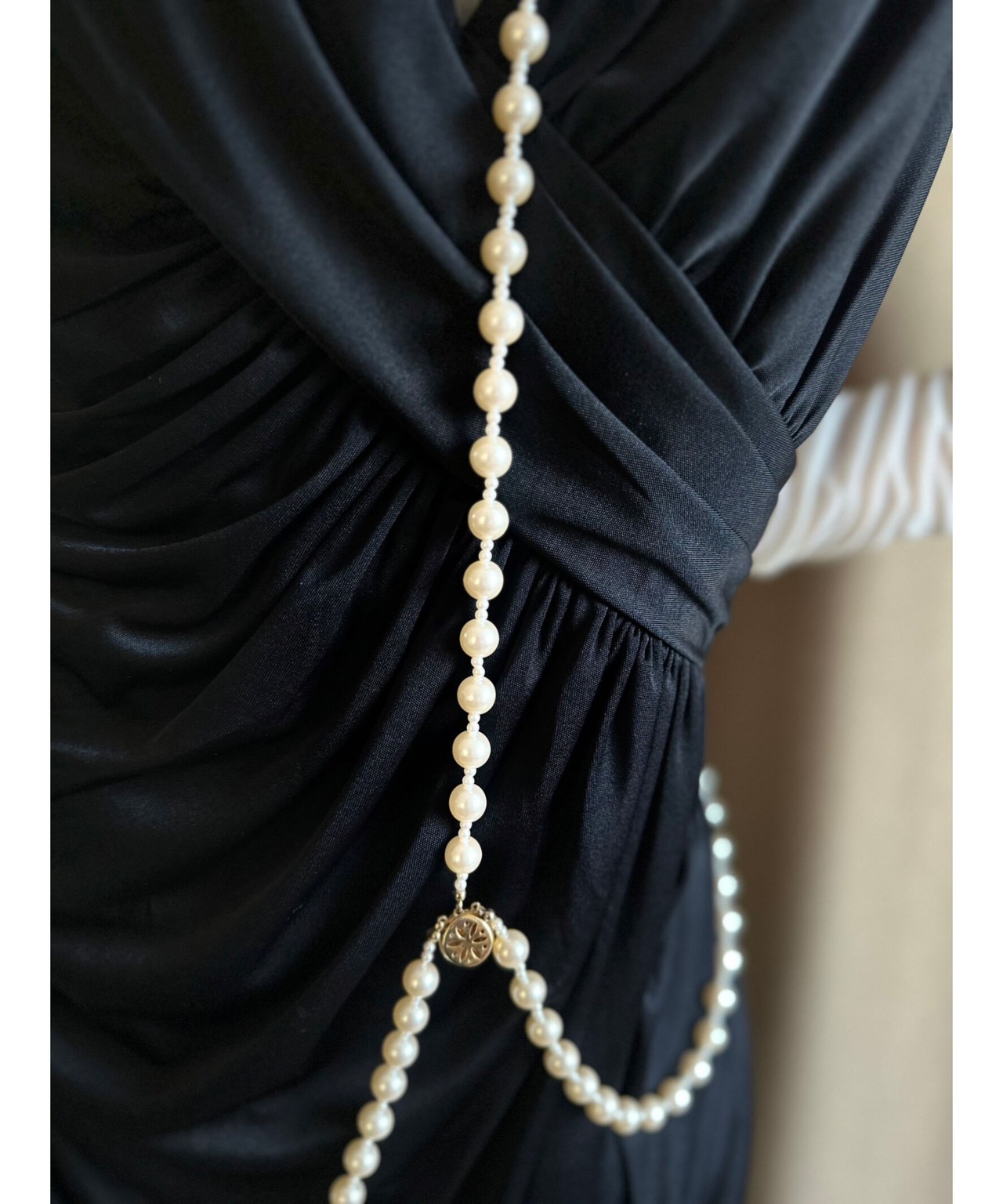 COCKTAIL HOFFMANN black maxi dress-3434-5