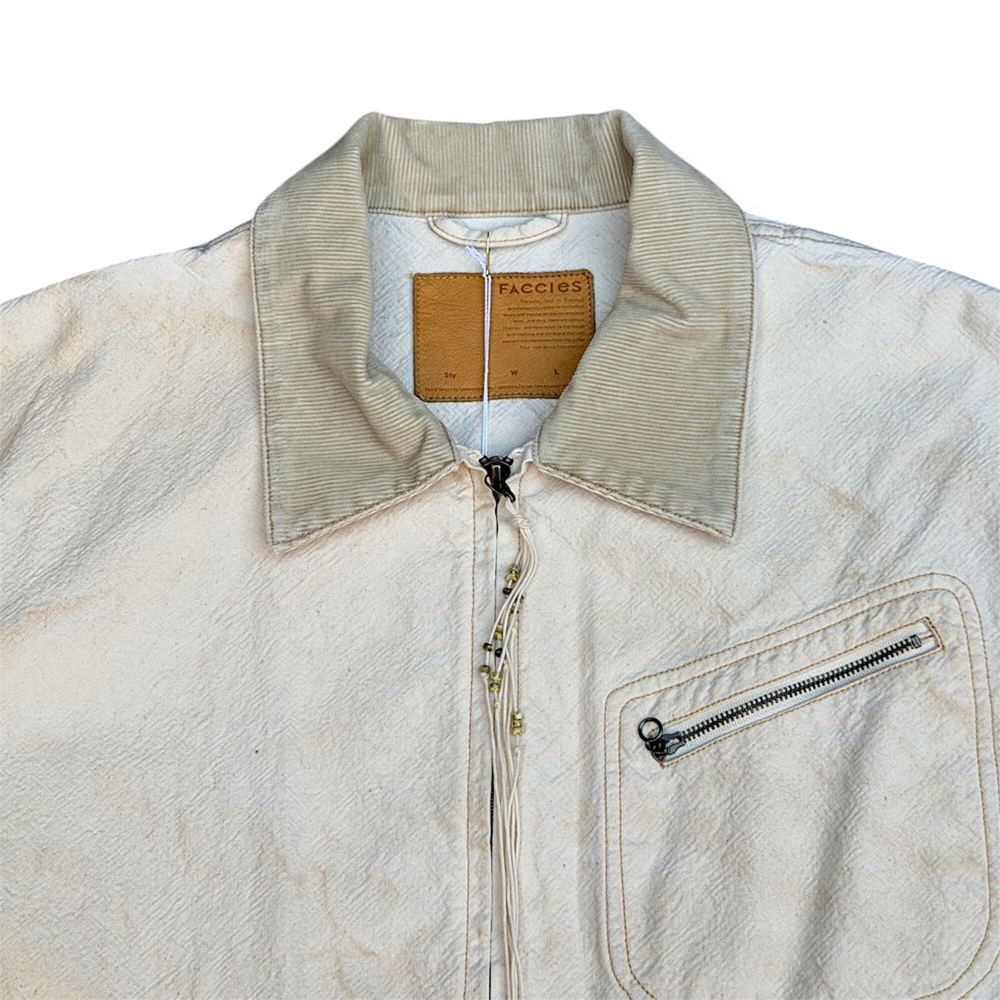 FACCIES / AGINGA DUCK WORK JACKET | WHISKER