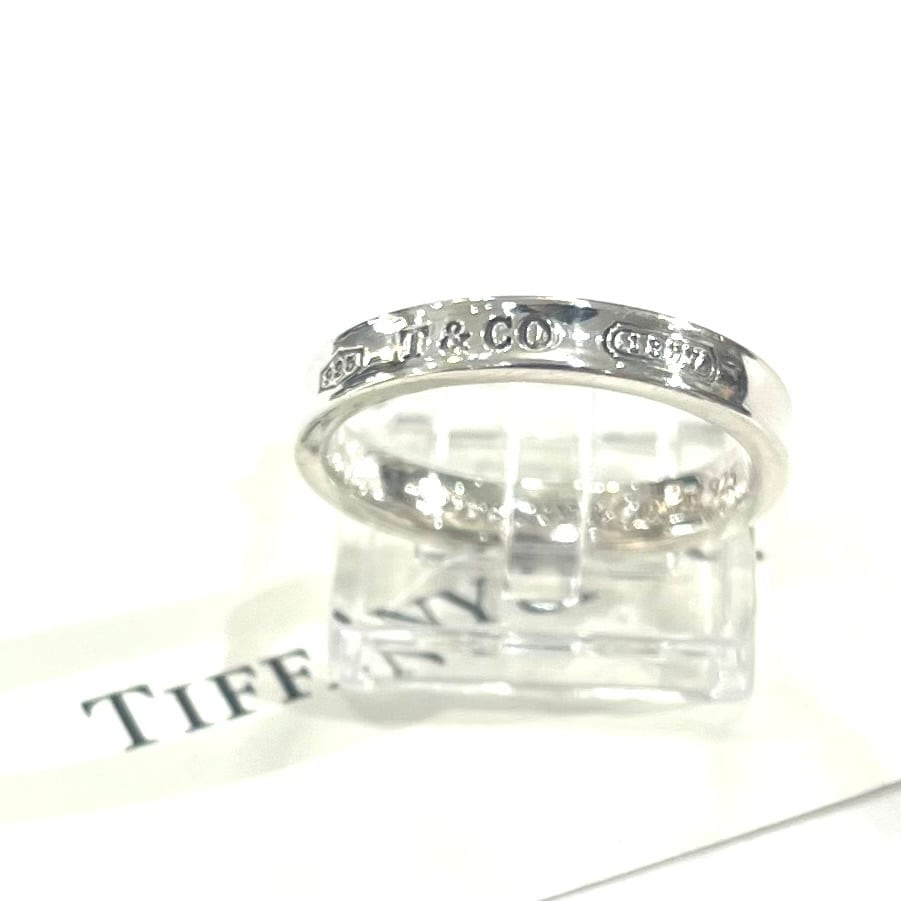 TIFFANY&CO】 【22号 】2827 細T&CO ナローシルバー925ヴィンテージ