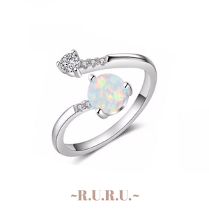 Opal ring/アダムとイヴ［A370］