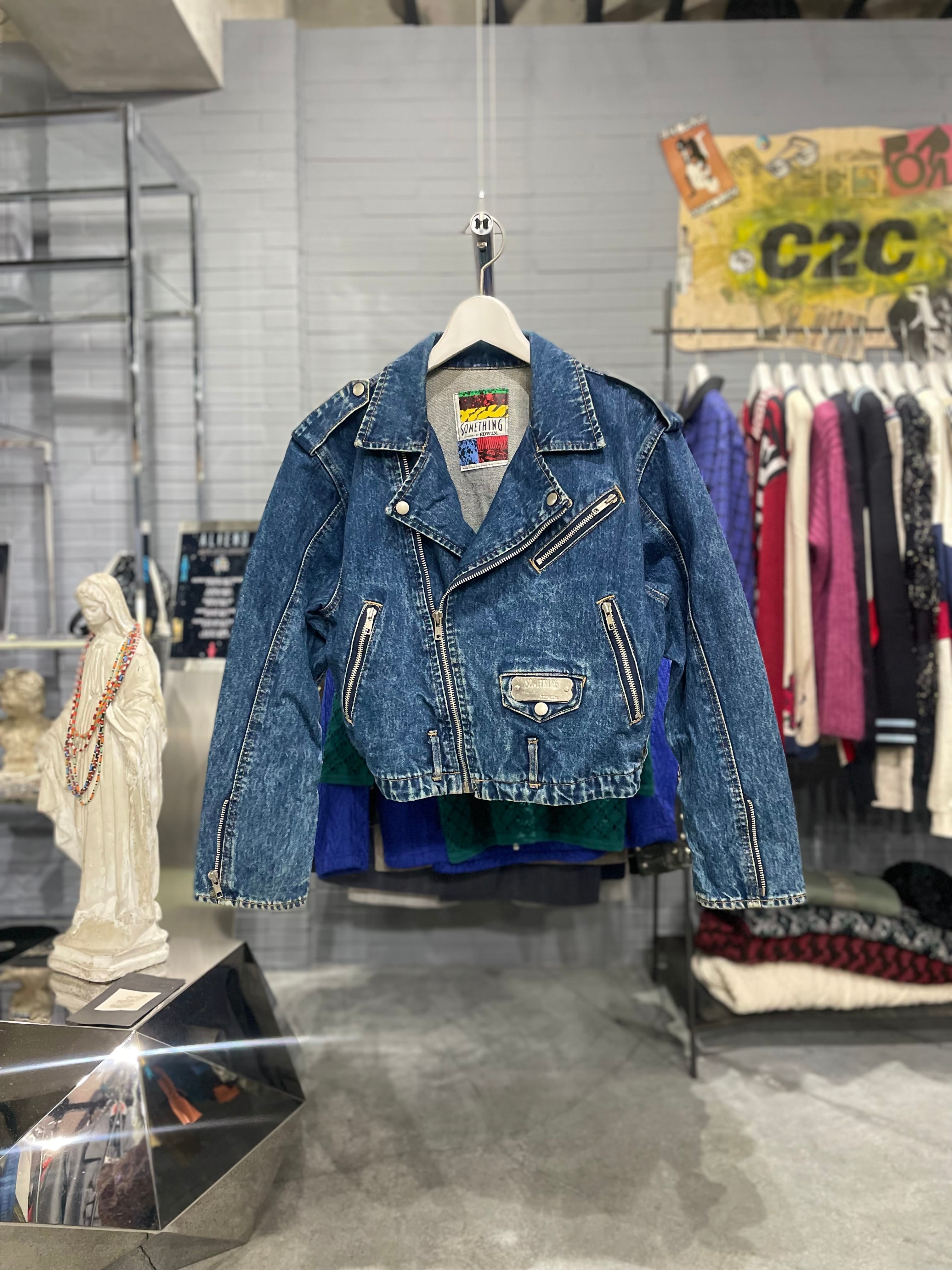 80's EDWIN DENIM RIDERS JACKET