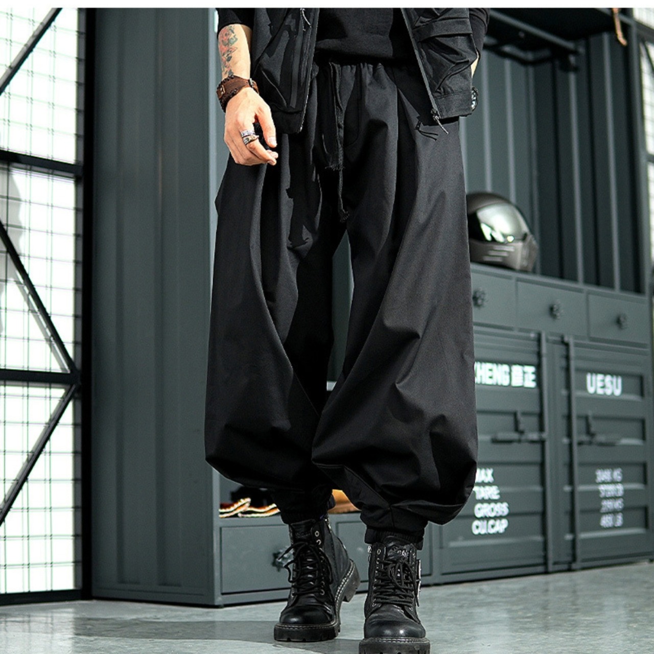 Gathered Hem Wide Pants　TB2593・画像5