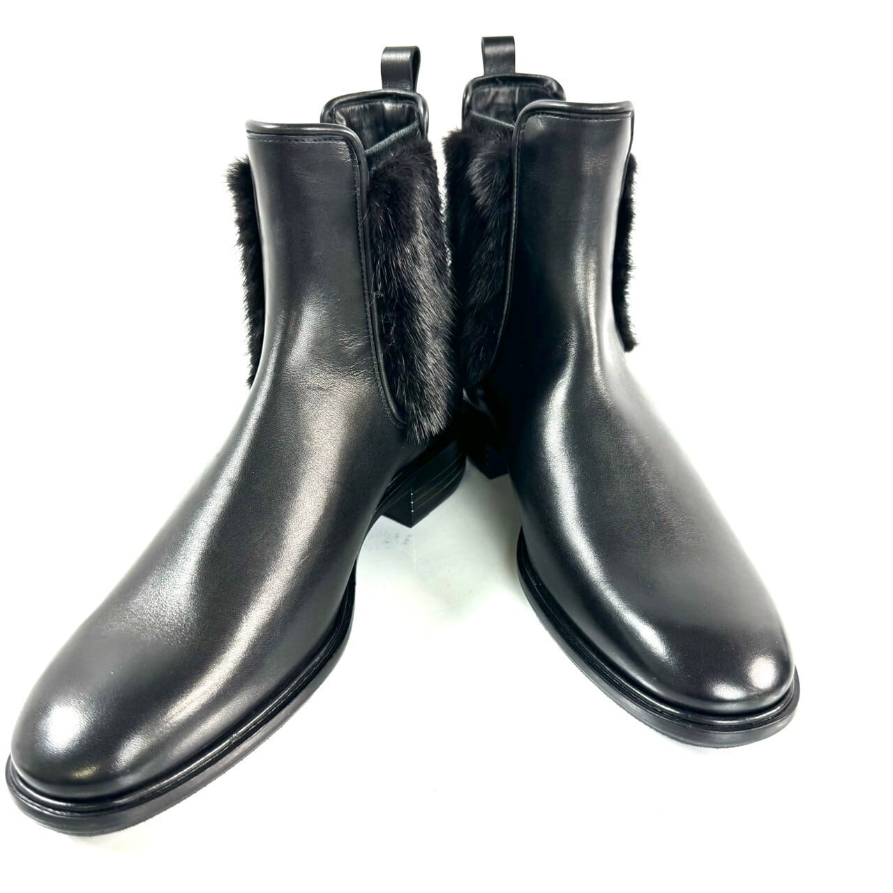 サルヴァトーレフェラガモ Salvatore Ferragamo ショートブーツ レザー 