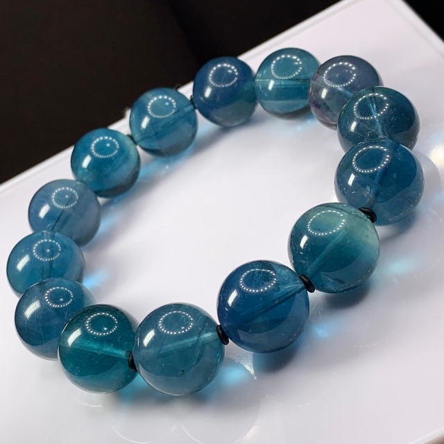 f99透明度有✩ブルーフローライトブレスレット