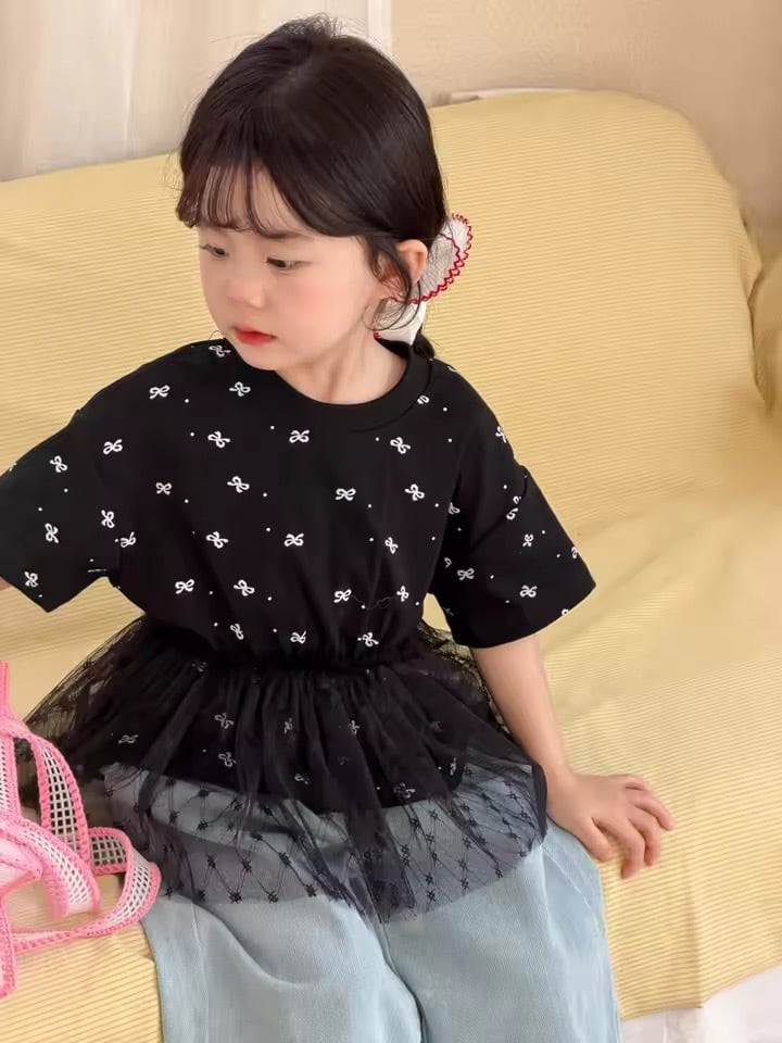 リボンチュールトップス