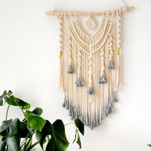 Gradation macrame tapestry