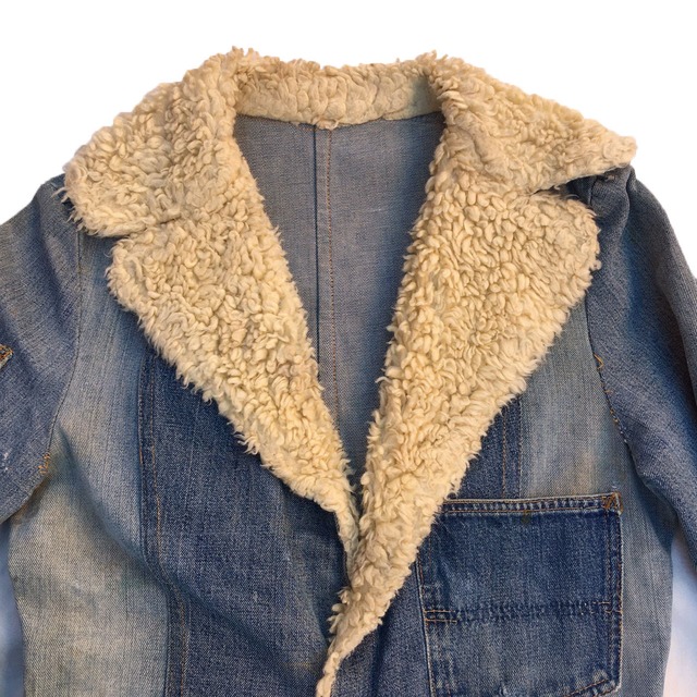 vintage denim remake coat