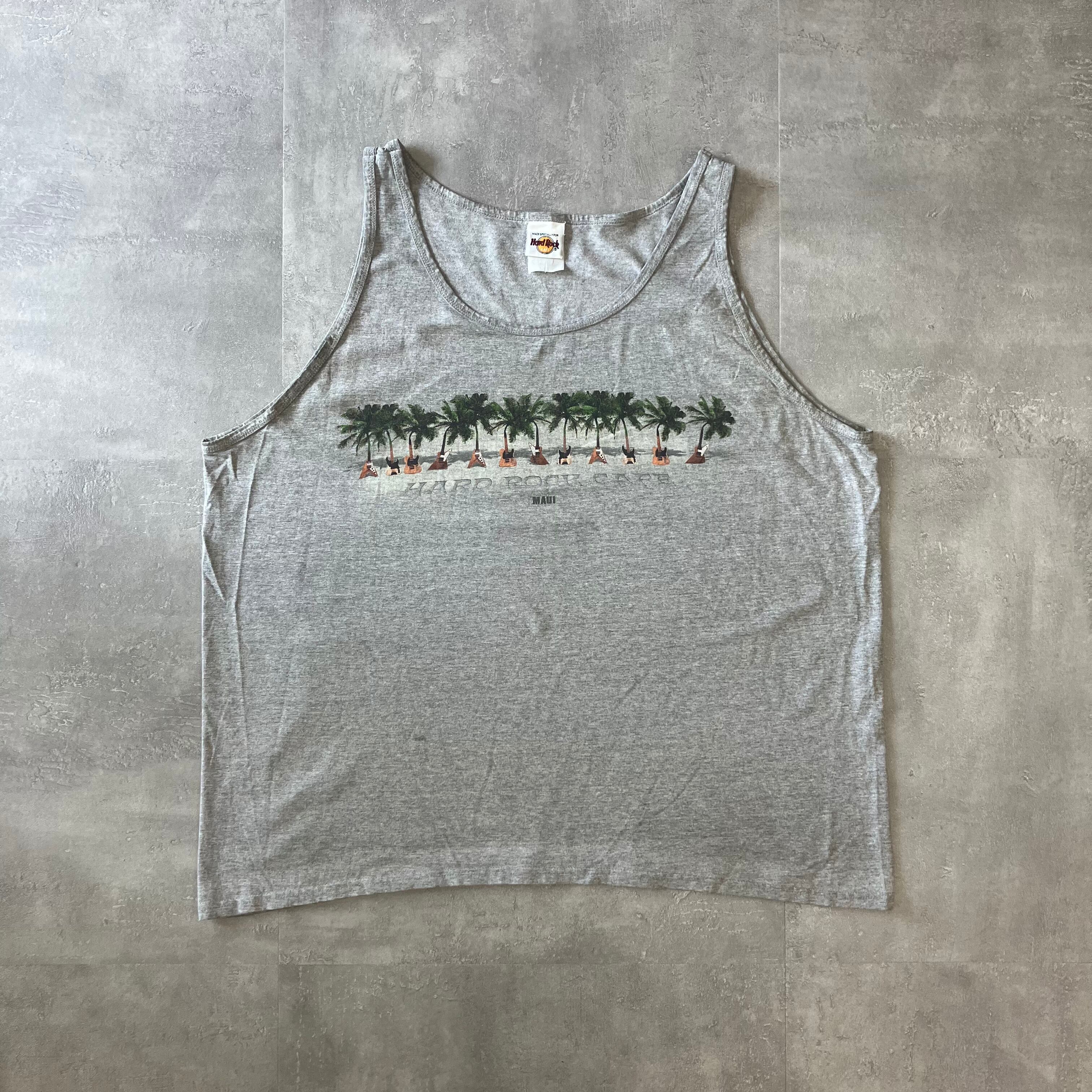 Hard Rock ハードロック 00s タンクトップ プリント XL程度 No.2413