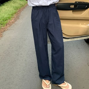 ルーズリネンワイドパンツ　MT0080429