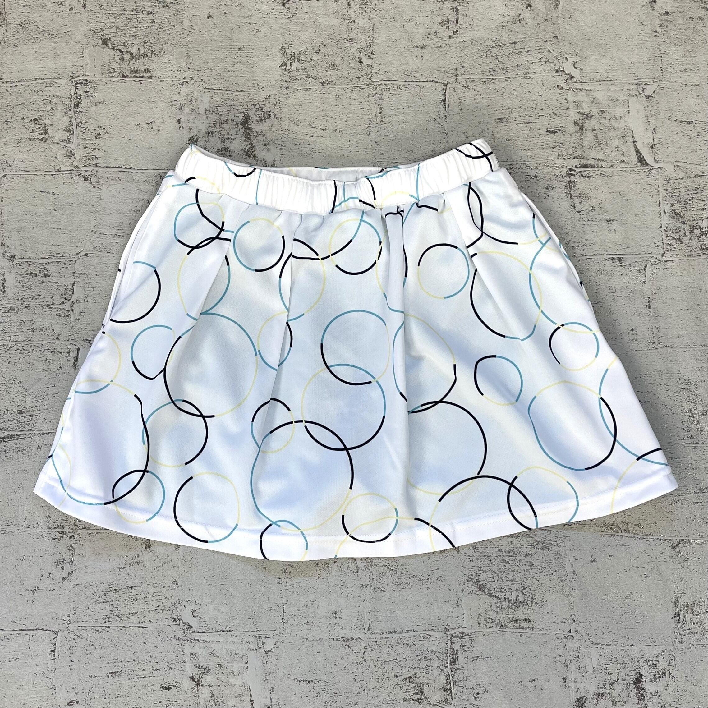 ジュニア 女子 スコート 25JLSKB【white】