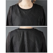 ブラック レース フリンジ ワンピース 00269