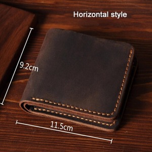 Genuine Leather Horizontal Style Wallet / 本革 レザー ホリゾンタル スタイル 横型 ウォレット