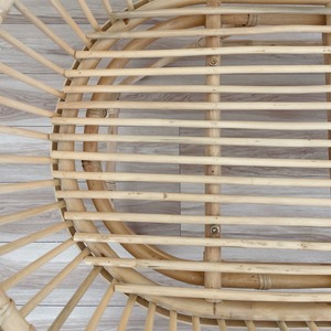 【数量限定】ラタン　ベビーベッド　(マットレス付)