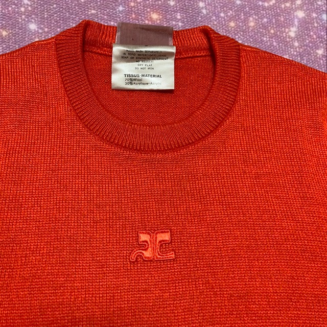 Made in France Old Courreges Knit