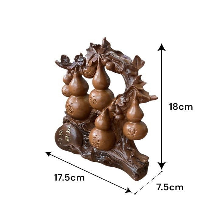 ひょうたん 瓢箪 木目 木彫り風 末広がり 子孫繁栄 家内安全 魔除け