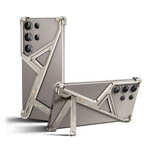 ◆Galaxy S24 Ultra◆ Geometric Aluminum Frameless Phone Case / ジオメトリック アルミニウム フレームレス スマホケース