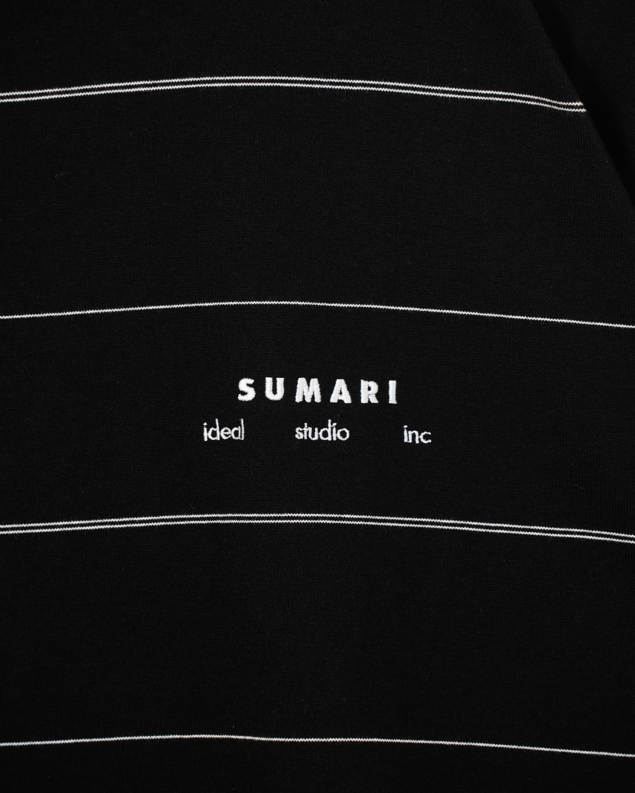 HEMCODE THIN BORDER LONG-SLEEVE T (BLACK) - 4