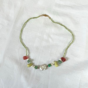 Mermaid stone necklace #1