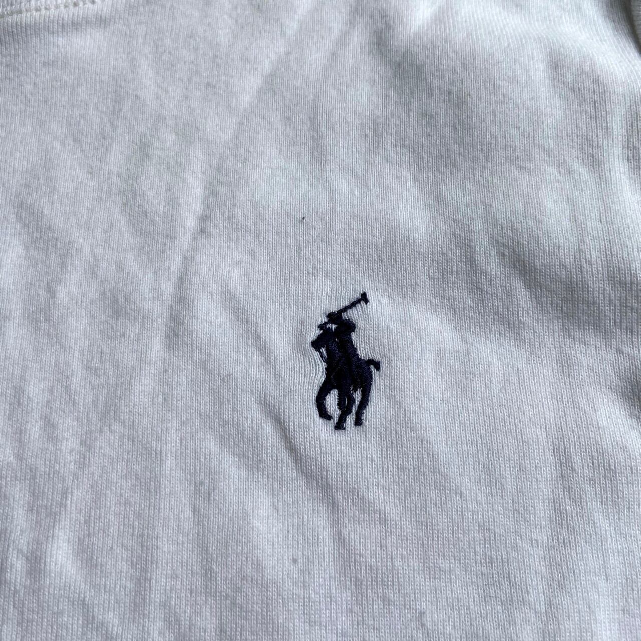 RALPH LAUREN SPORT ラルフローレンスポーツ ワンポイントロゴTシャツ レディースL ホワイト 白 古着【Tシャツ】【SA21075】  | cave 古着屋【公式】古着通販サイト