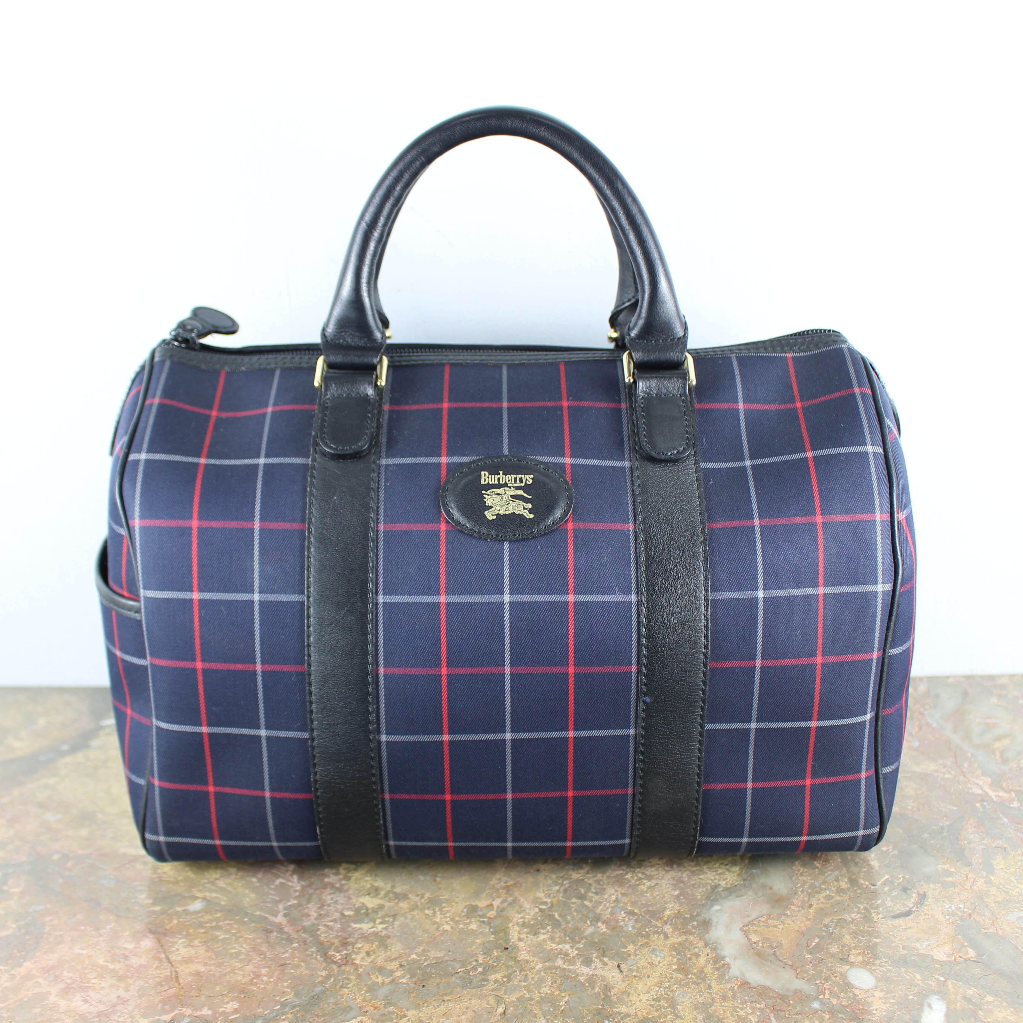 Burberrys CHECK PATTENRED BOSTON BAG/バーバリーズチェック柄