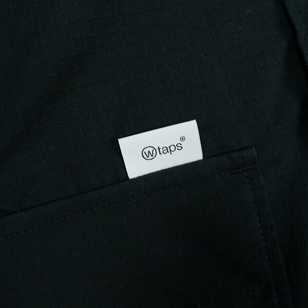 Size【M】 WTAPS ダブルタップス 23AW PLATEAU LS CTPL RIPSTOP BLACK