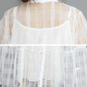 Lace Sheer Dress / レース シアー ロング ワンピース