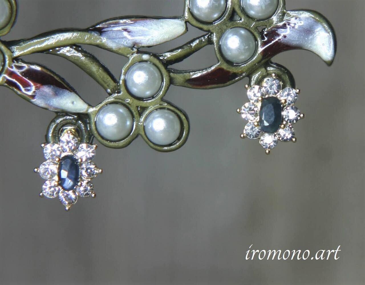 【9月誕生石】エレガント ピアス~サファイヤ~