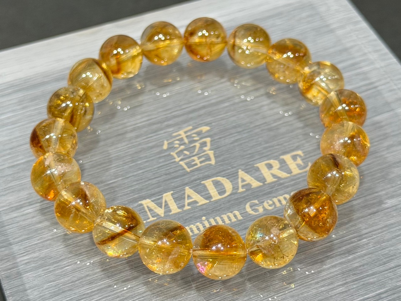 No.2200 ウイスキーシトリンブレスレット