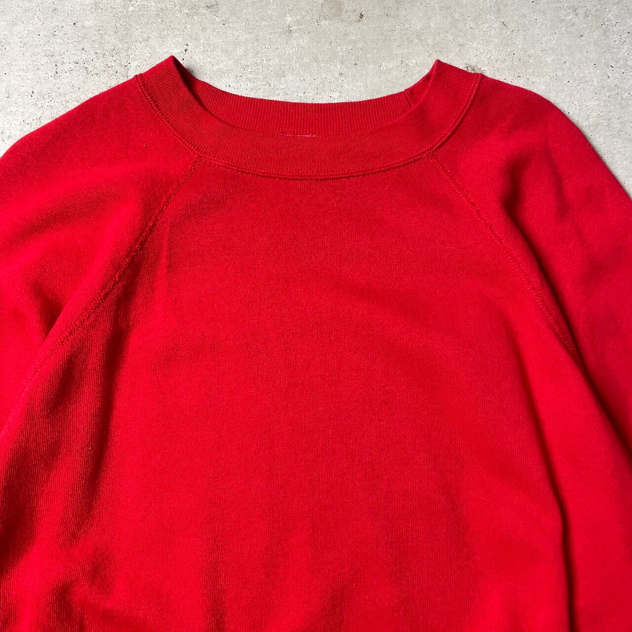 USA製 90年代 無地 ラグランスリーブ スウェットシャツ メンズXL相当 古着 トレーナー 90s ヴィンテージ ビンテージ レッド  赤色【スウェット】 | cave 古着屋【公式】古着通販サイト