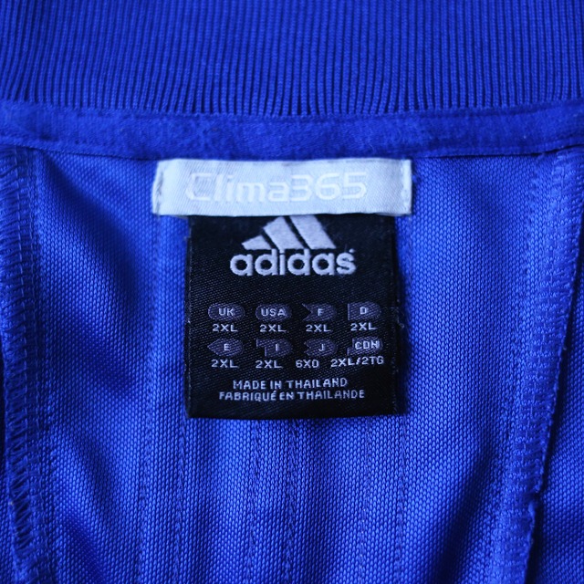 "adidas" bi-color mesh switching design over silhouette track jacket