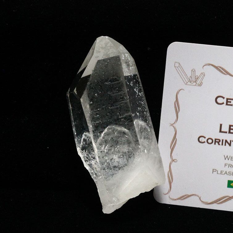 レムリアンシード 水晶 原石 ブラジル ミナスジェライス州 コリント産 証明書付属 一点物 271-442