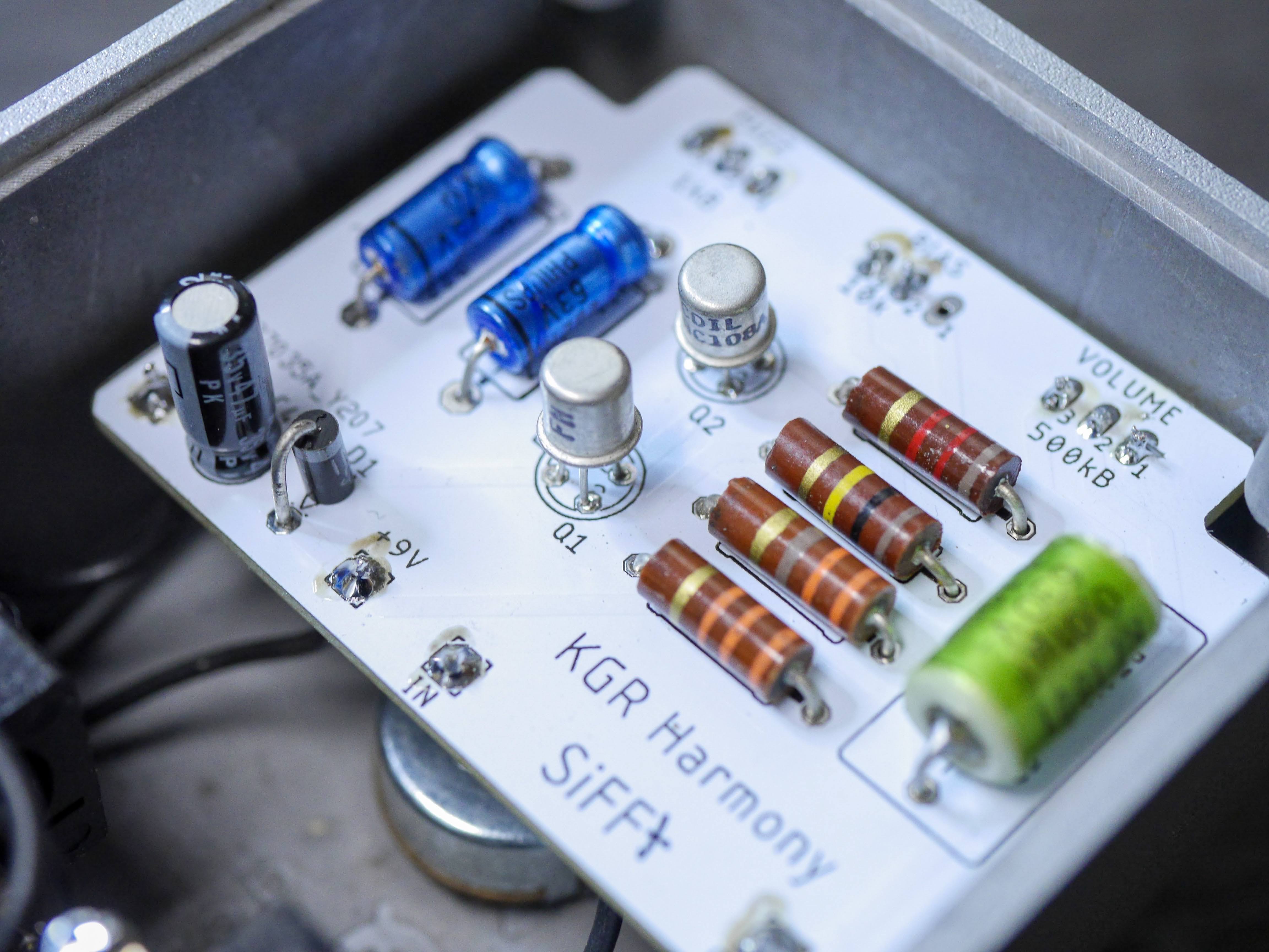Tone Bender MK II type. ファズ “TB2”（基板と基板に乗せるパーツのみ