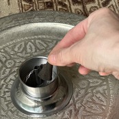 ステンレスのお香立て