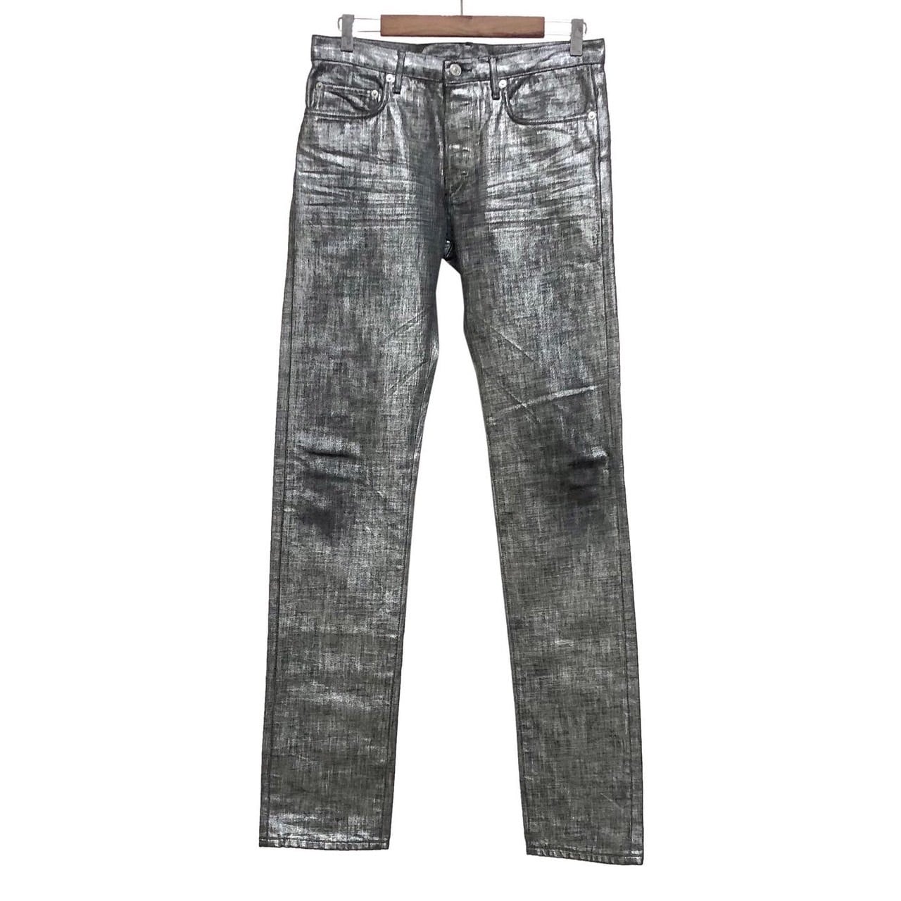 DIOR HOMME silver coating denim pants | NOIR ONLINE