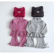 韓国子供服 / 26winter / my bebe / プチ切り替えパンツ / キッズ / 冬服 *XS~XL*