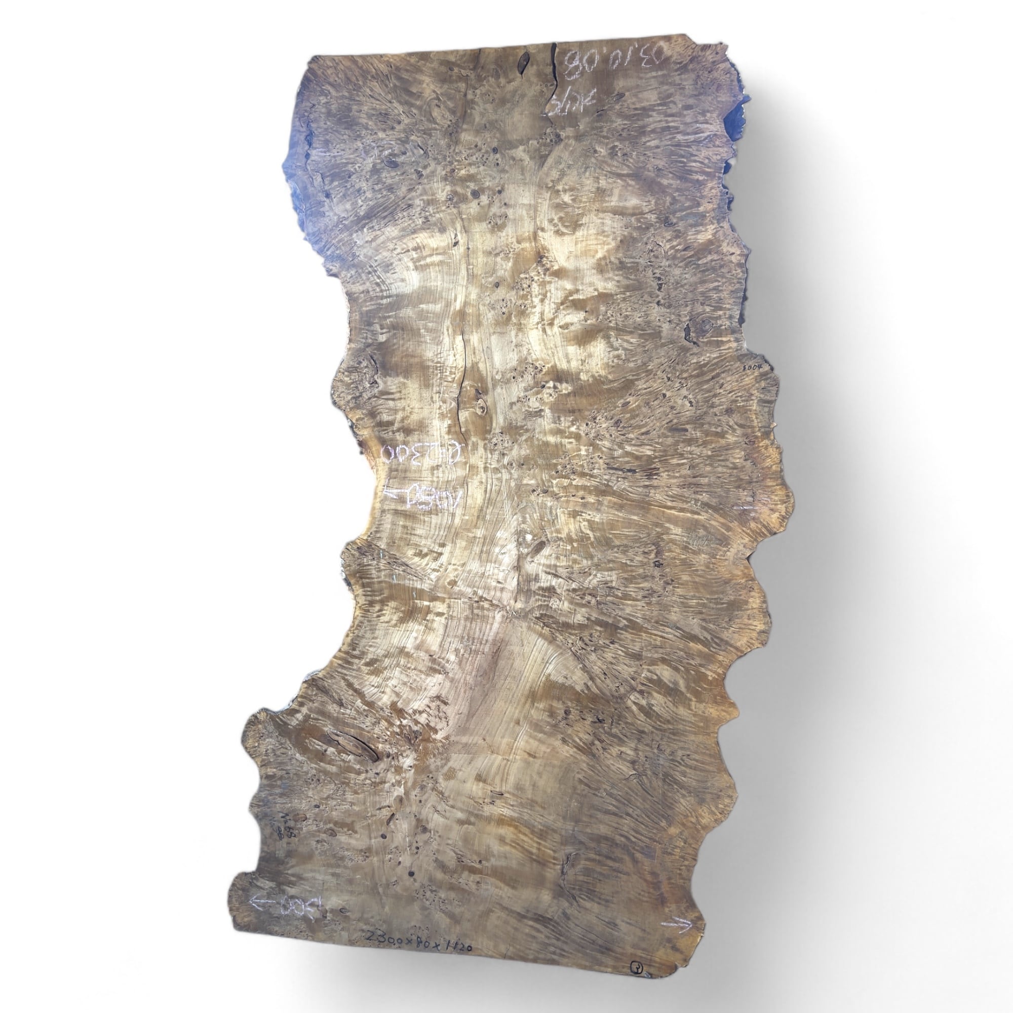 ポプラ テーブル 2.300×1.300-1.080-1.120×75mm