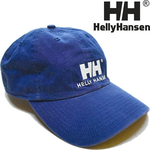 1点物◇ヘリーハンセン紺ブランドロゴ刺繍ベースボールキャップ帽子 ...