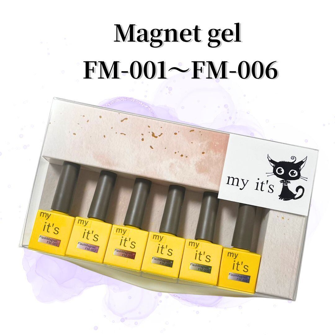 ブランシュローズ、専用ジェルセット it's フラッシュジェル FMシリーズ 6色セット | it's-cosmetics