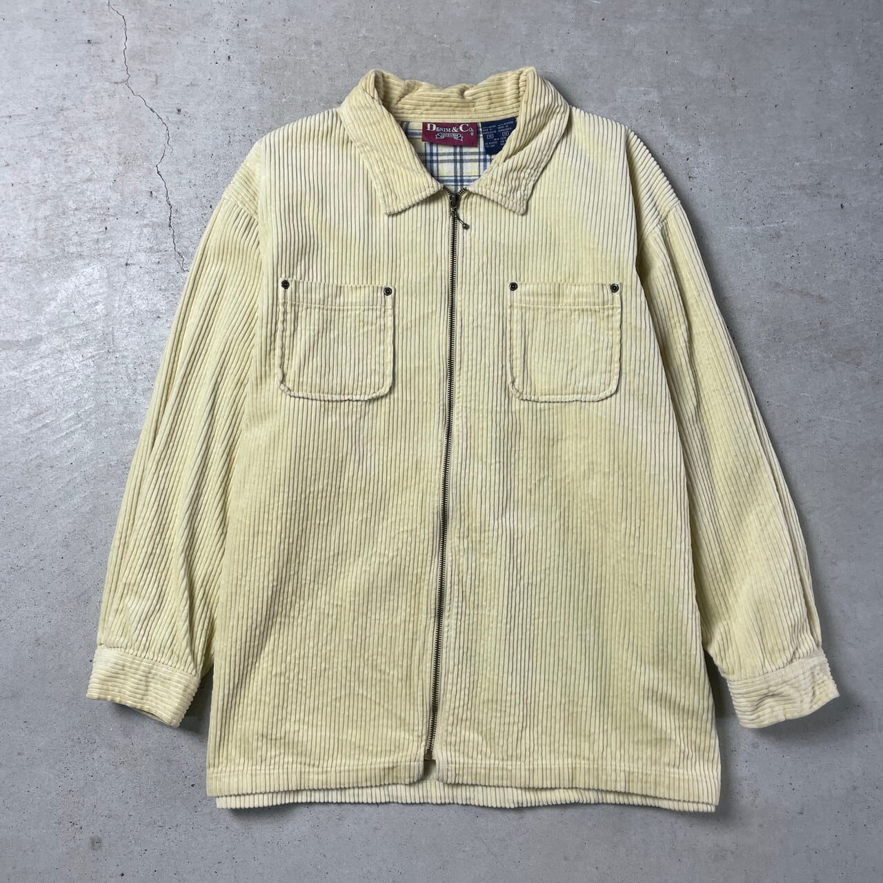 DENIM & Co コーデュロイ 長袖シャツジャケット メンズXL 古着