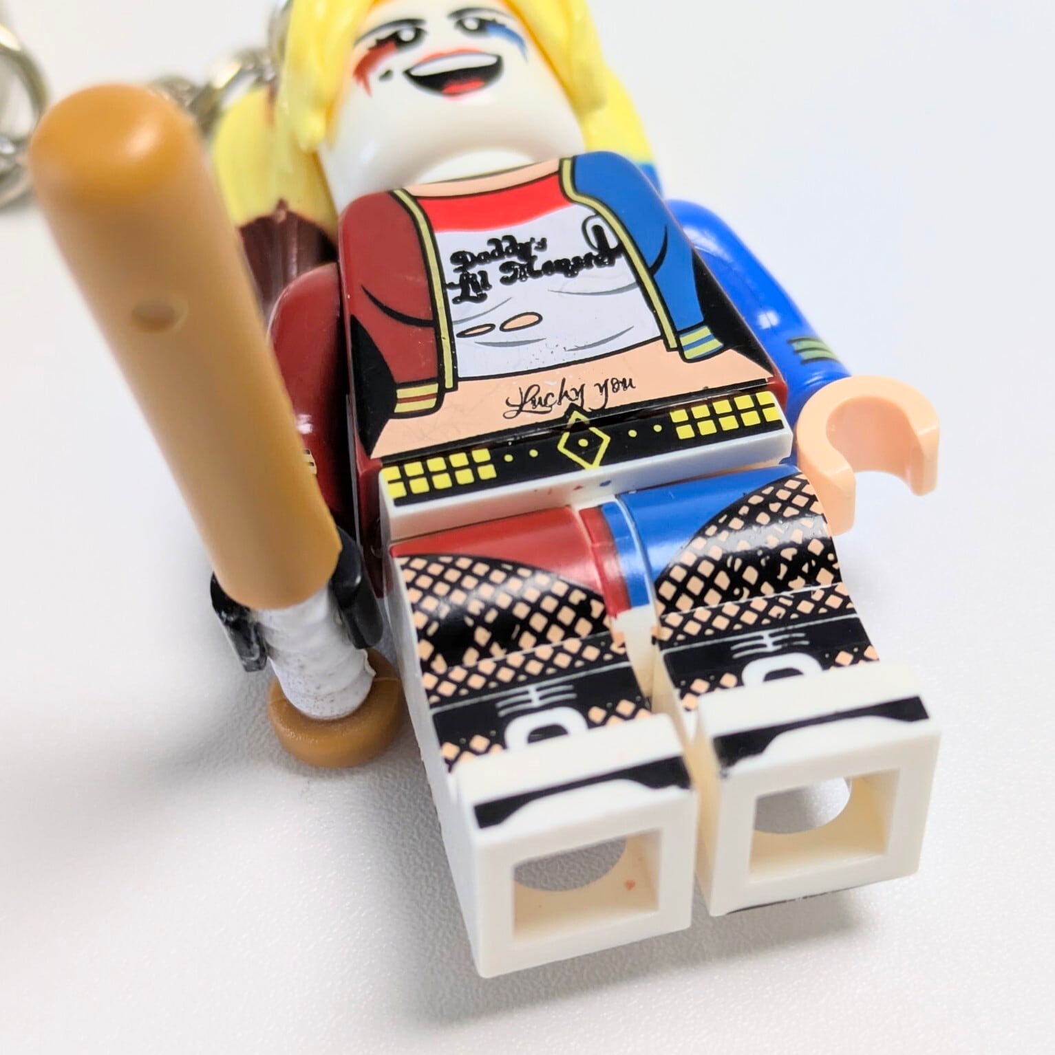 【 ブロックフィギュアキーホルダー 】 スーサイド・スクワッド / ハーレイ・クインの華麗なる覚醒 BIRDS OF PREY / Harley Quinn ( ハーレイ・クイン )　〚アメリカン雑貨 アメトイ〛