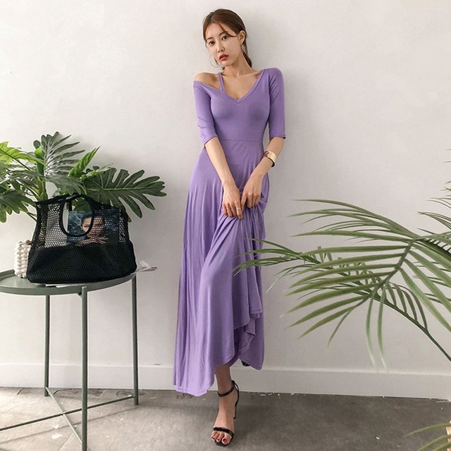 ワンピース ロングワンピース フレアワンピース 長袖 Vネック ロング丈 マキシ丈 無地 シンプル 大人 カジュアル 春 夏 G969 Mhf Clothes ワンピース ロングワンピース フレアワンピース 長袖 Vネック ロング丈 マキシ丈 無地 シンプル 大人 カジュアル 春 夏 G969 Mhf Clothes